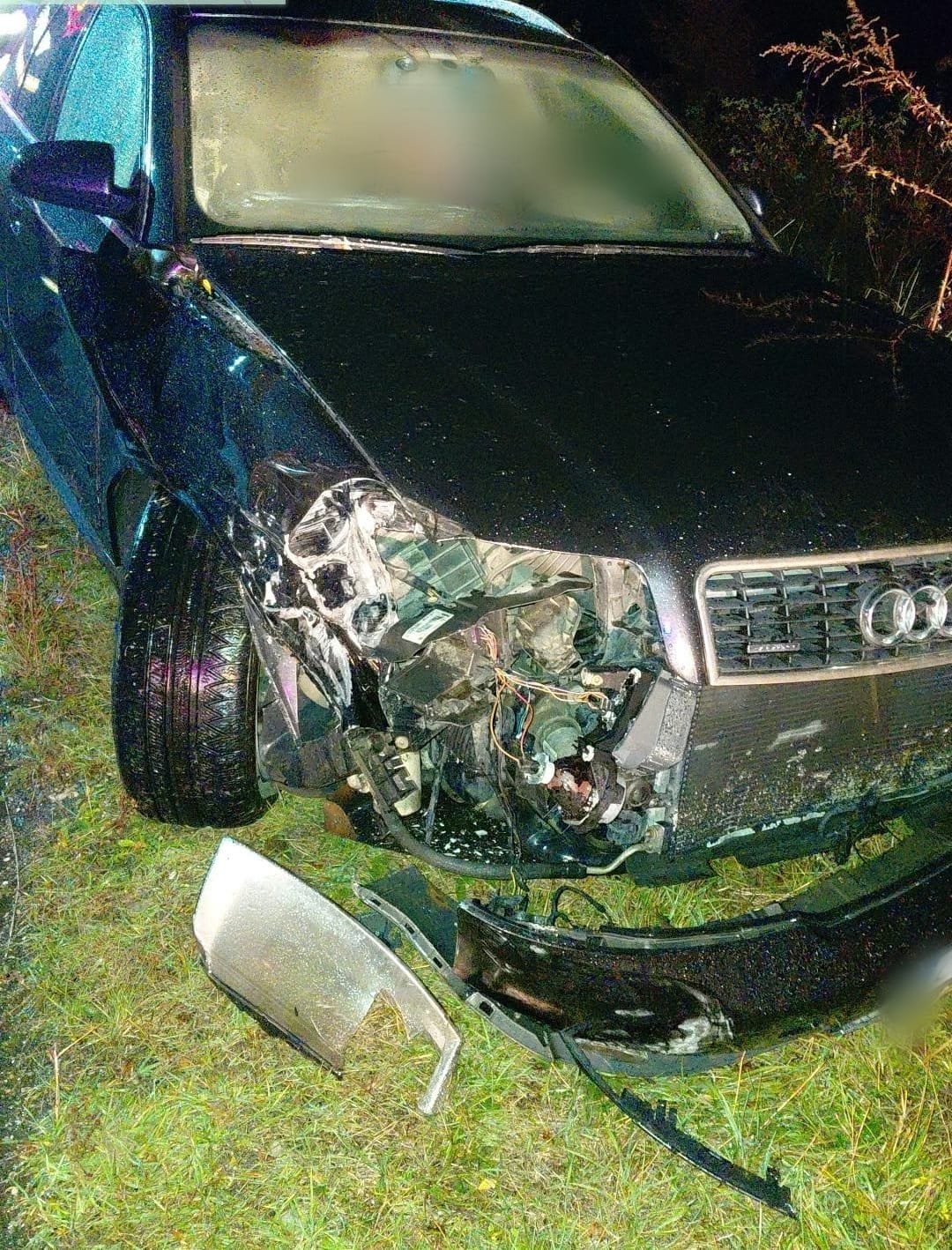 Ciurila: două mașini distruse într-un accident lângă Domeniul Regilor, pompierii din Turda au intervenit