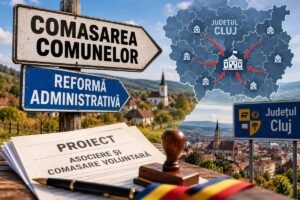 Cluj: 27 de comune cu sub 1.500 de locuitori ar putea fi vizate de comasarea administrativă