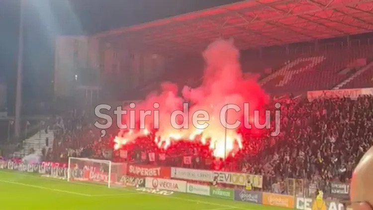 Cluj: amenzi drastice după derby-ul CFR Cluj – U Cluj. Trei fani au primit interdicție pe stadioane