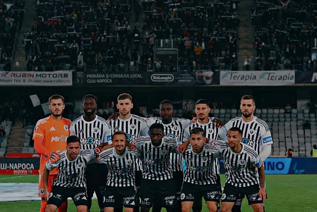 Cluj Arena: Universitatea, învinsă de Rapid 3-4 într-un meci cu șapte goluri
