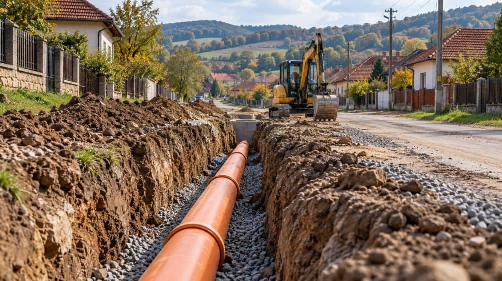 Cluj: canalizarea din comunele județului s-a extins cu peste 172 de kilometri în 2025