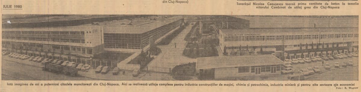 Cluj: cum a dispărut Combinatul de Utilaj Greu, gigantul industrial care a modelat orașul de azi