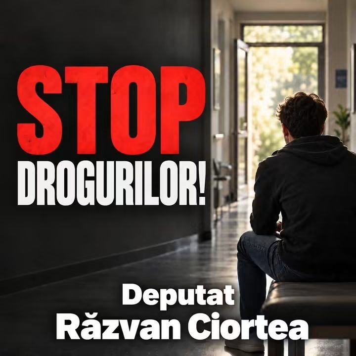 Cluj: deputatul Răzvan Ciortea critică un proiect de lege privind dezincriminarea deținerii drogurilor