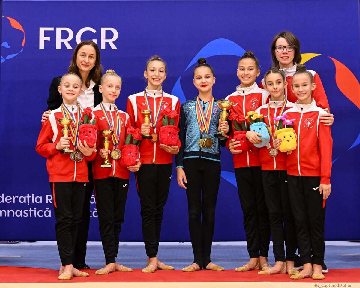 Cluj: gimnastele de la CSM Cluj au cucerit 17 medalii la Campionatul Național de la Arad