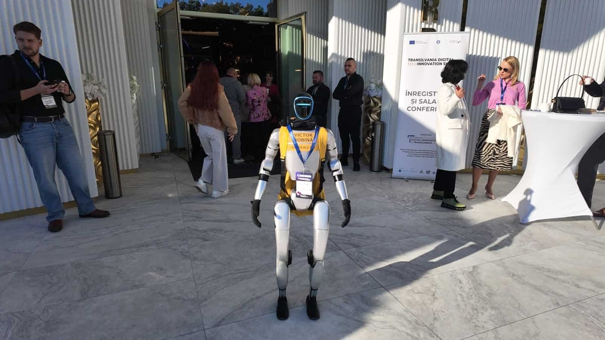 Cluj. Interviu exclusiv video cu robotul Victor Bobină: „Nu vreau să fiu primar