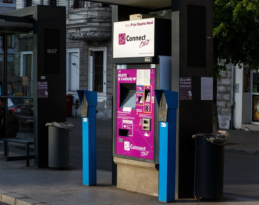 Cluj-Napoca: 20 de automate noi pentru bilete și abonamente CTP, instalate în oraș, unde pot fi găsite
