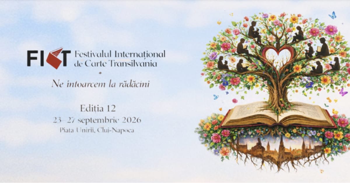 Cluj-Napoca: Festivalul Internațional de Carte Transilvania revine în Piața Unirii, cu 65 de evenimente