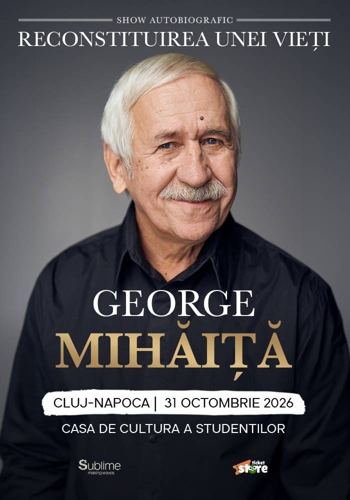 Cluj-Napoca: George Mihăiță vine cu spectacolul Reconstituirea unei vieți