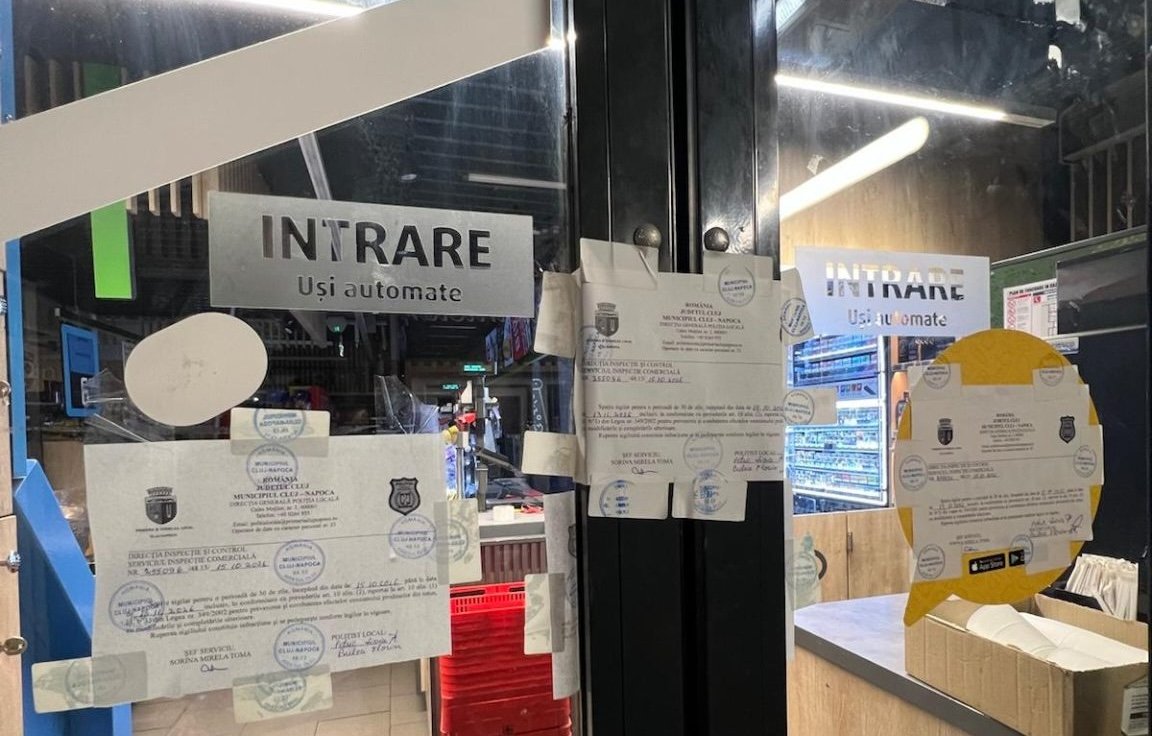Cluj-Napoca: magazin sigilat 30 de zile după ce a vândut țigări electronice unui minor de 17 ani
