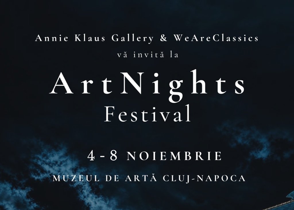 Cluj-Napoca: muzica clasică și arta contemporană se întâlnesc la Art Nights Festival, 4-8 noiembrie