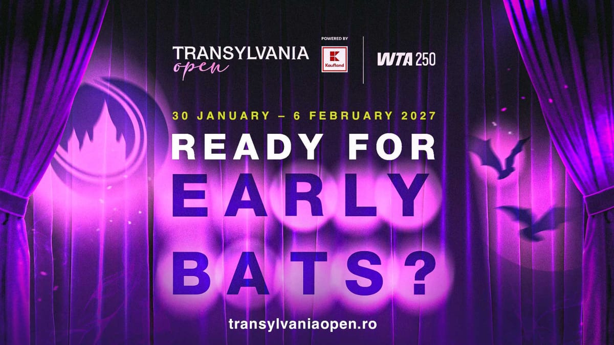 Cluj-Napoca: Transylvania Open 2027 pune în vânzare primele bilete de la 45 de lei
