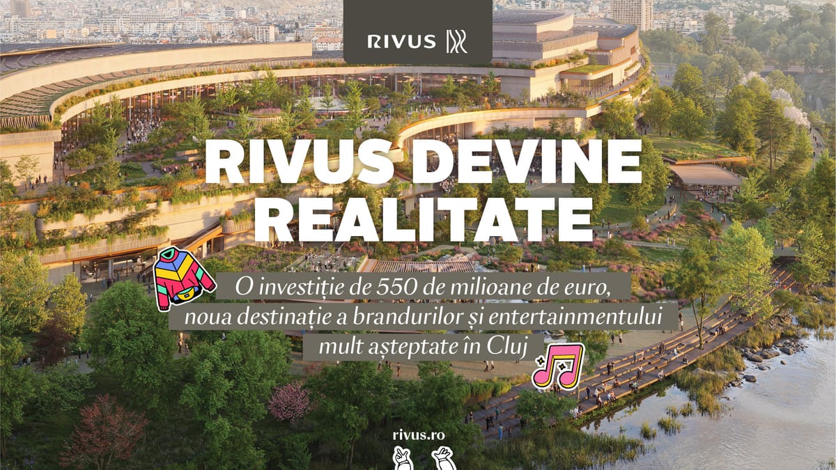 Cluj: proiectul RIVUS este închiriat în proporție de 80%, caută idei de la comunitate