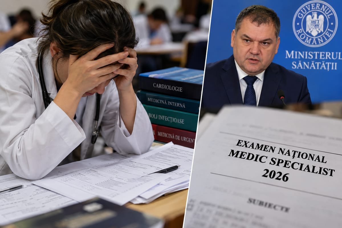 Cluj: promovabilitate sub 50% la examenul de medic specialist, medicii cer recorectare sau un nou examen