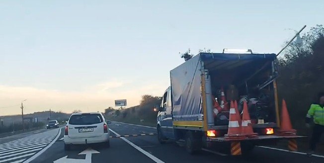 Cluj-Turda, DN1: modificările de circulație din Vâlcele au format coloane, iar șoferii critică măsurile