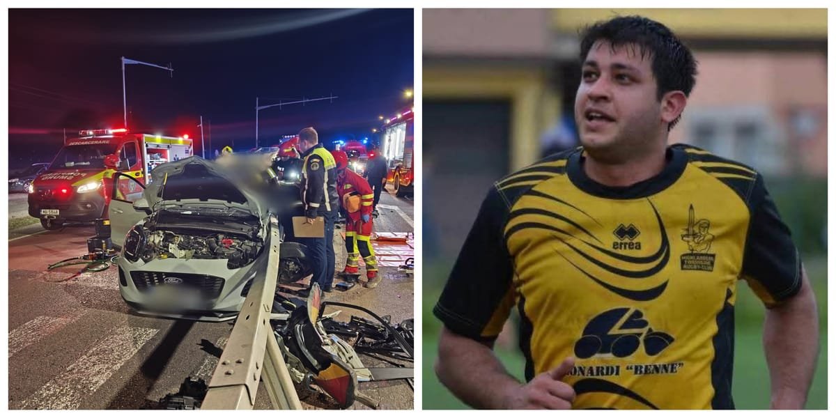 Cluj: un rugbyst de 43 de ani a murit într-un accident rutier și a lăsat în urmă două fetițe
