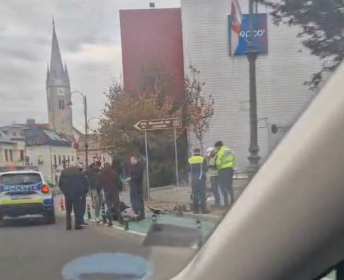Cluj: un tânăr de 28 de ani a ajuns la spital după ce a căzut de pe trotinetă
