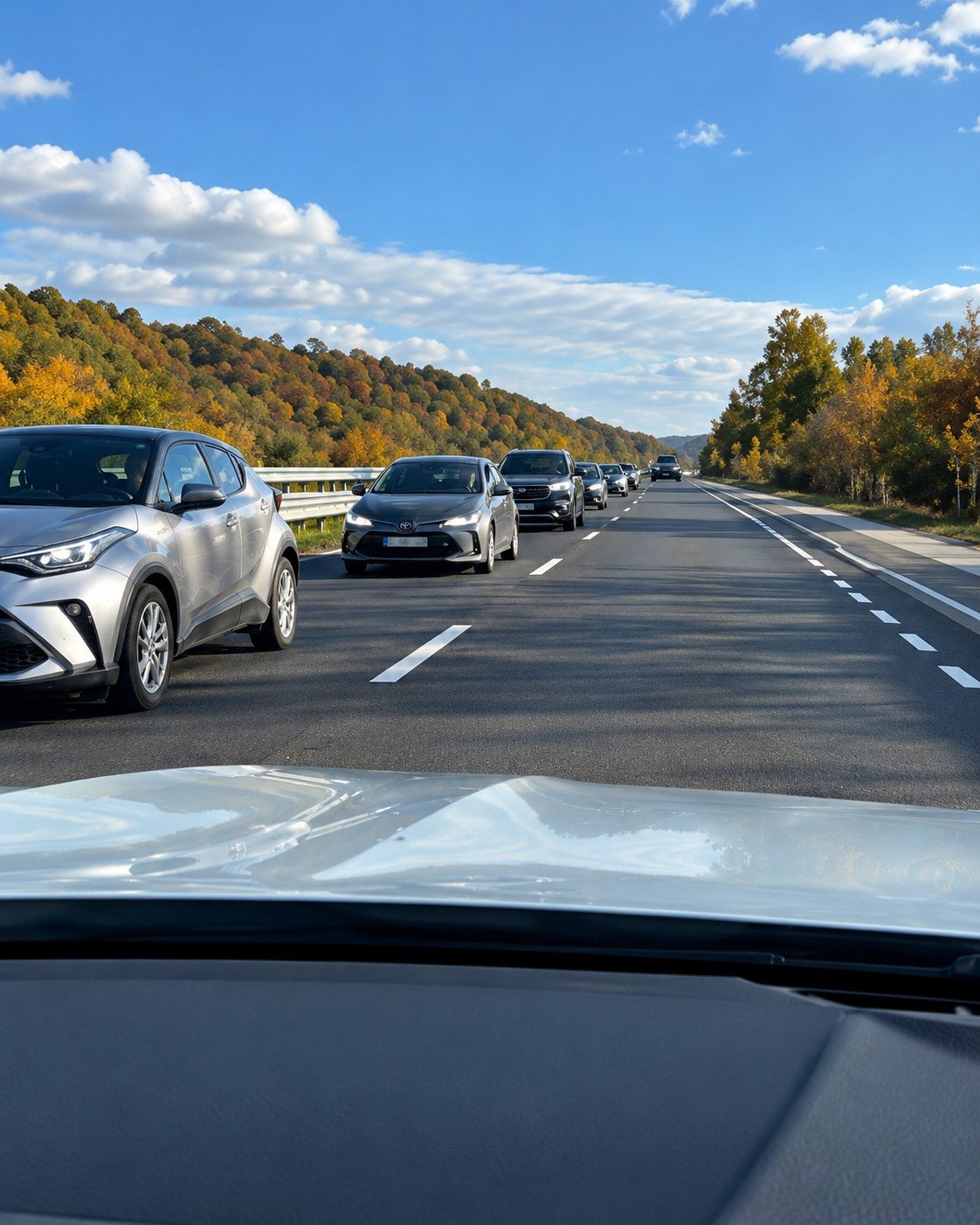 Comarnic: DN1 spre Brașov se blochează din nou, inclusiv pe centura inaugurată recent
