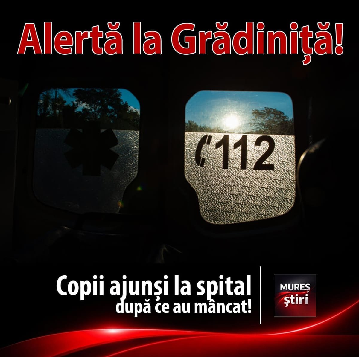 Corunca: cel puțin opt preșcolari de la grădiniță, la spital cu suspiciune de toxiinfecție alimentară