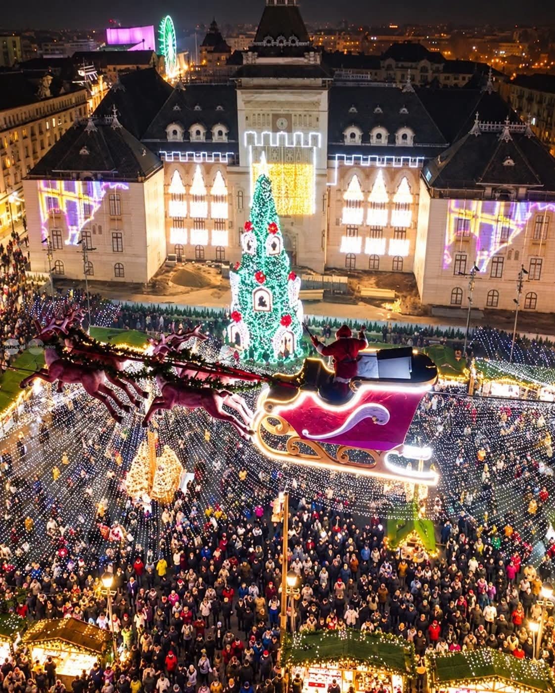 Craiova pregătește Târgul de Crăciun 2026, între 13 noiembrie și 3 ianuarie, cu sania lui Moș Crăciun