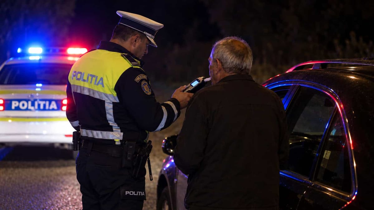 Cristian, pe DN 1: șofer de 62 de ani cercetat penal după ce a refuzat probele biologice, aproape 1 la mie