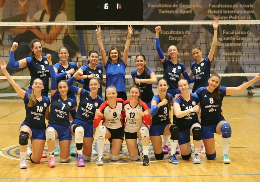 CSU Oradea a învins CSM Caransebeș, 3-1, la debutul pe teren propriu în Divizia A2 la volei feminin