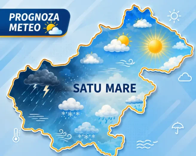 Cum va fi vremea azi, 3 octombrie 2026, în județul Satu Mare: nori dimineața, apoi soare