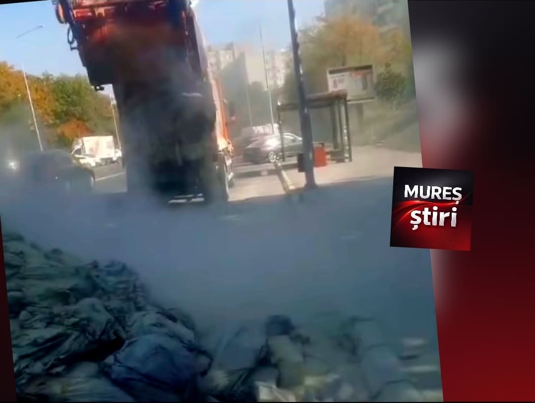 Deșeuri colectate de Sylevy Cleaning au luat foc; un muc de țigară nestins era să provoace o tragedie