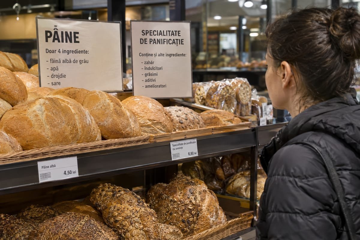 Denumirea de pâine ar putea fi rezervată produselor cu patru ingrediente: făină, apă, drojdie și sare