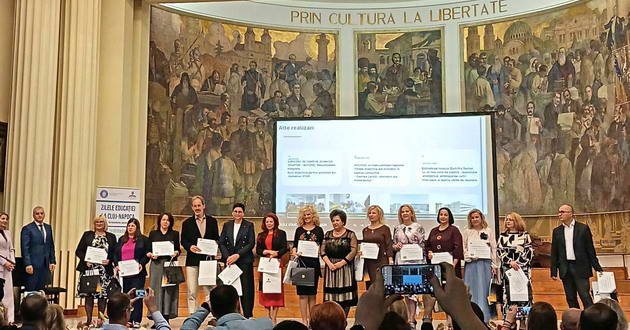 Directori din Gherla, premiați la Gala Educației Clujene cu Diploma de Excelență Managerială