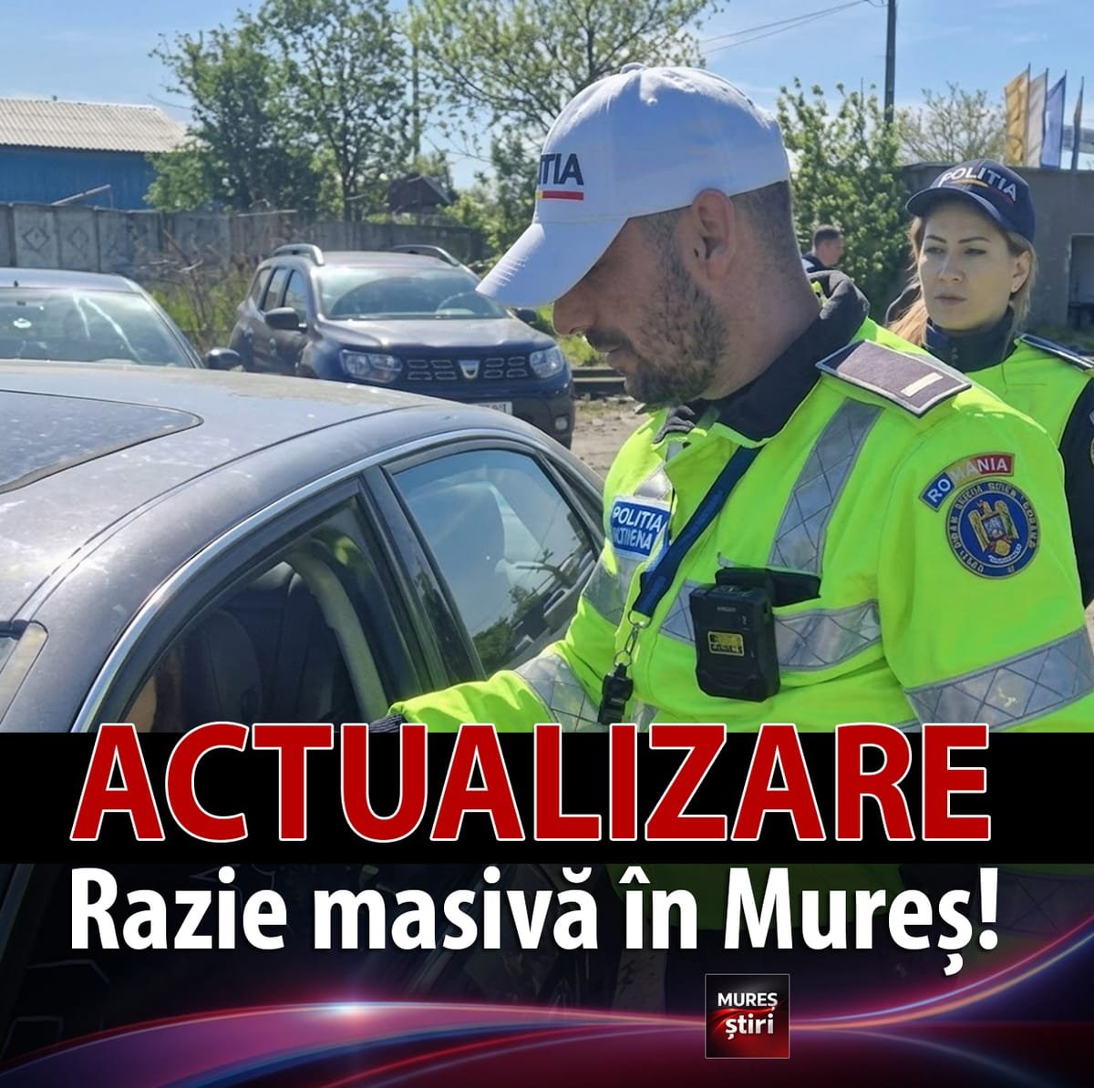 DN15 din Mureș: polițiștii au aplicat 73 de sancțiuni în patru ore de controale