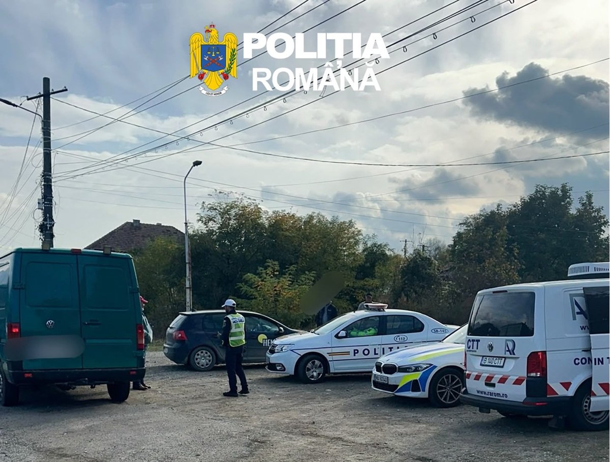 DN7: Poliția și RAR au dat 27 de sancțiuni într-o razie de amploare la mașini