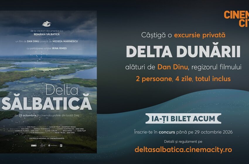 Documentarul „Delta Sălbatică” pornește în caravană în 10 orașe din țară