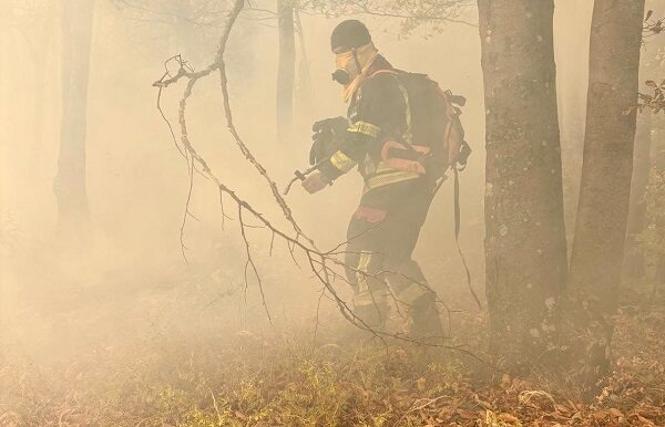 Domogled: riscul de propagare a incendiului rămâne ridicat în următoarele zile, avertizează IGSU