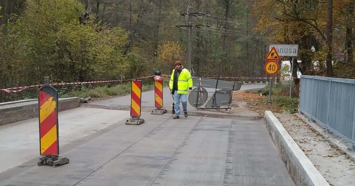 Drumul Sâmbăteni Ghioroc în lucru până la 1 noiembrie