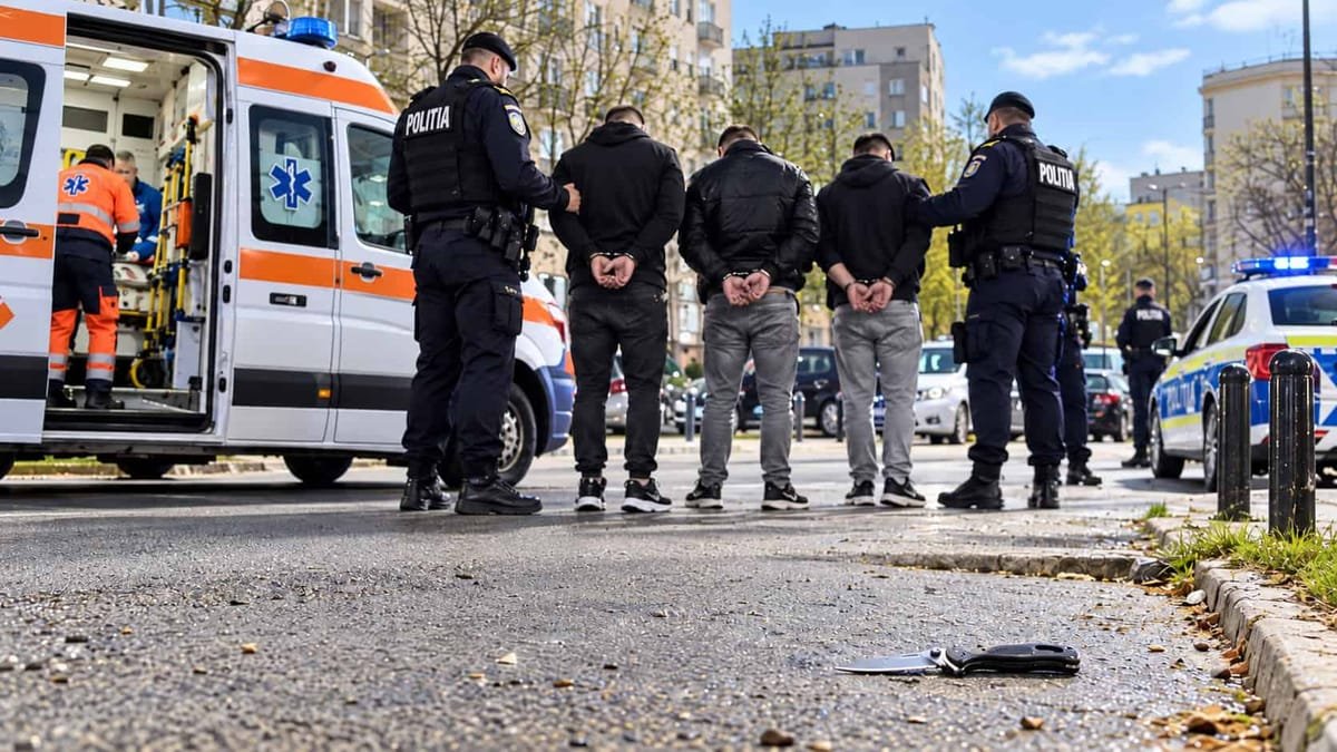 Dumbrăveni: trei bărbați reținuți după ce un tânăr de 19 ani a fost rănit cu briceagul