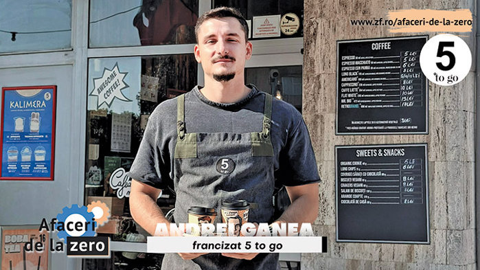 Ediţie specială Afaceri de la Zero susţinută de 5 to go. Andrei Ganea, fost înotător de performanţă, îmbină antrenoratul