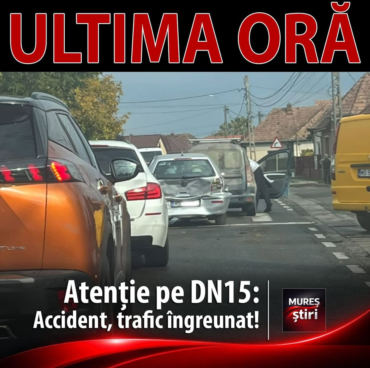 Ernei, pe DN15: aglomerație în trafic și posibile blocaje, după probleme de circulație semnalate