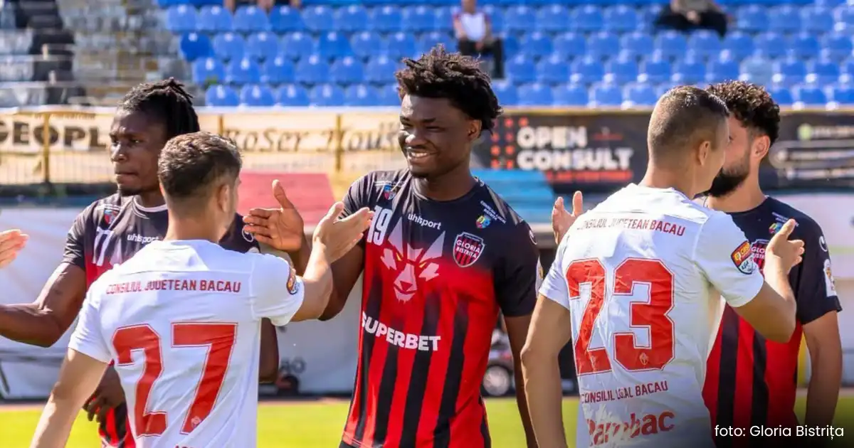Eșec categoric în campionat pentru echipa de fotbal Gloria Bistrița