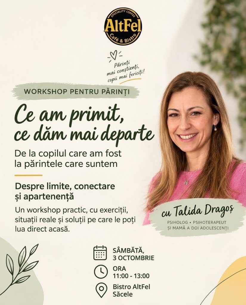 Eveniment dedicat sănătății emoționale, organizat sâmbătă la Săcele