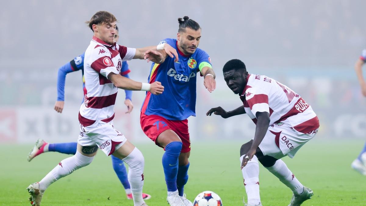 FCSB răstoarnă Rapid în 23 de minute, cu patru goluri, după ce a fost condusă