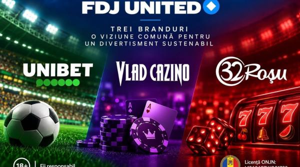 FDJ UNITED își continuă activitatea cu o nouă licență ONJN pe 10 ani: Unibet, Vlad Cazino și 32Roșu rămân la dispoziția