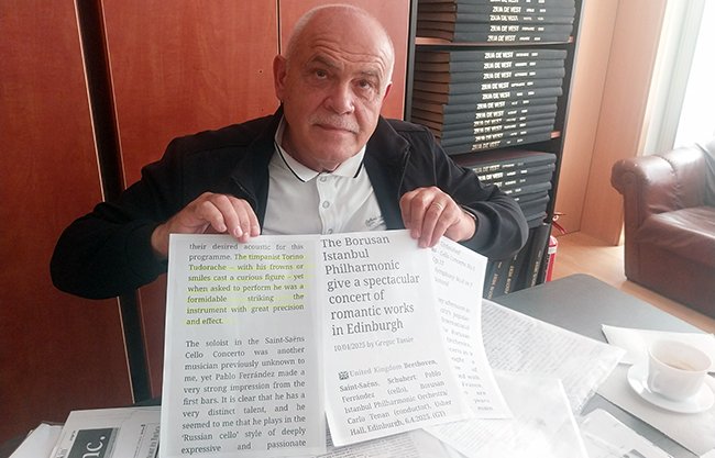 Filarmonica „Banatul”: timpanistul Tudorache Torino Ioan acuză conducerea că l-a îndepărtat după 43 de ani