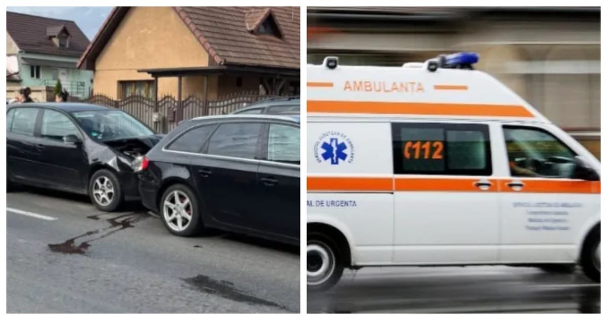Florești: patru autoturisme implicate într-un accident. Cum s-a produs impactul în lanț