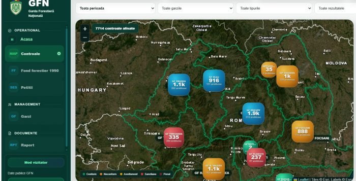 Garda Forestieră a lansat o platformă online pentru sesizarea tăierilor ilegale de păduri