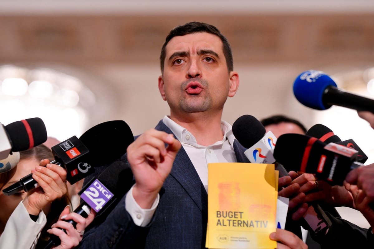 George Simion (AUR) cere parlamentarilor liberali să nu voteze guvernul propus de Luca Niculescu