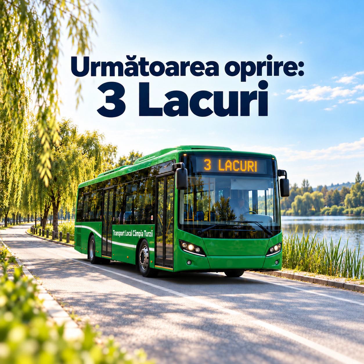 Hai la 3 Lacuri cu autobuzul!