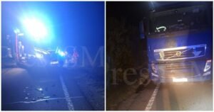 Halmeu: un pieton a murit pe loc după ce a fost lovit de un TIR pe DN1C, în Satu Mare