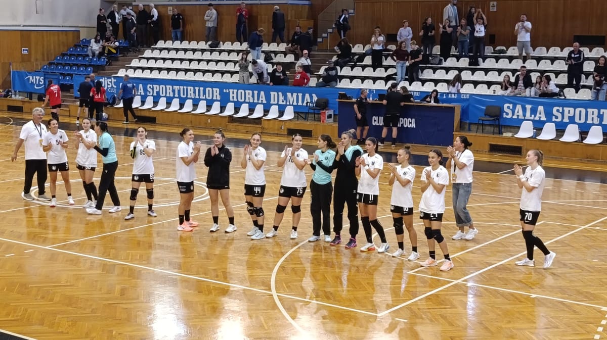 Handbalistele Universității Cluj au câștigat a treia victorie consecutivă în Divizia A