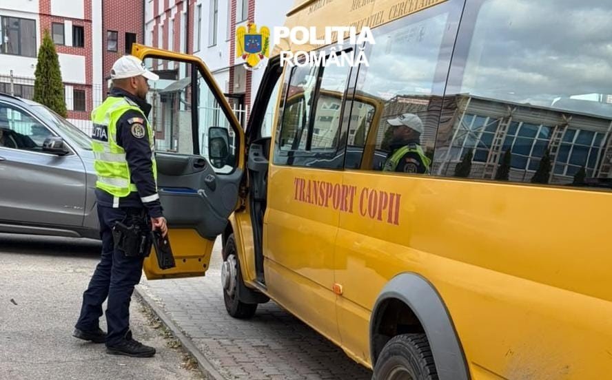 Hațeg: șofer de microbuz școlar prins cu alcool la volan, 0,15 mg/l în aerul expirat