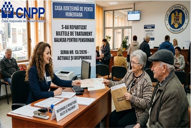 Hunedoara: 180 de bilete de tratament pentru pensionari, zece pot fi cumpărate direct